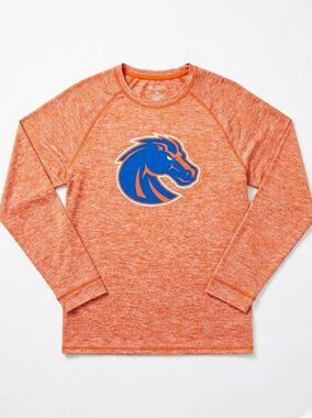 🔹️Holloway Orange Boise State Athletic Long Sleeve Shirt Youth XLarge